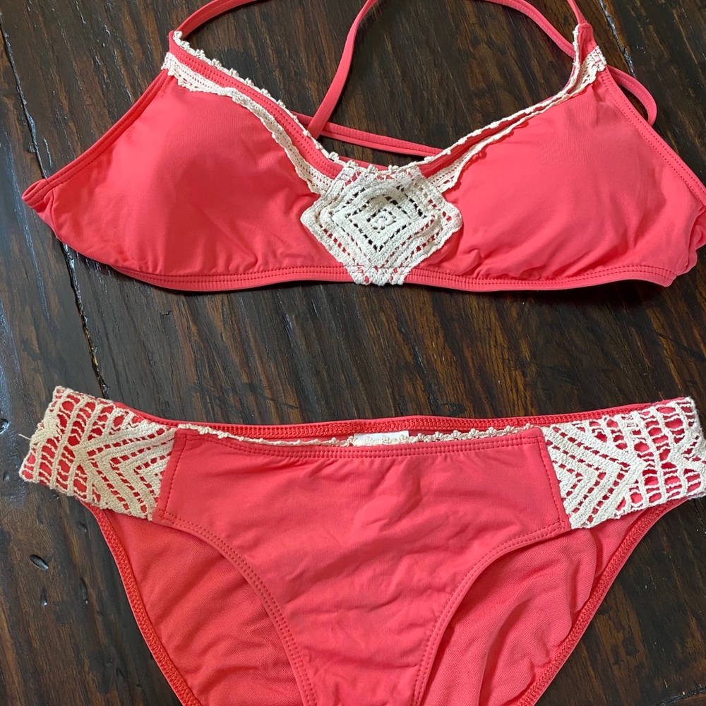 Lucky Brand two-piece bathing suit